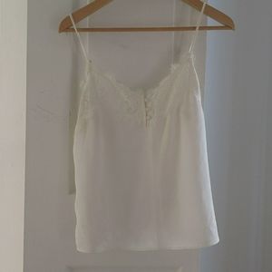 Abercrombie white lace cami
